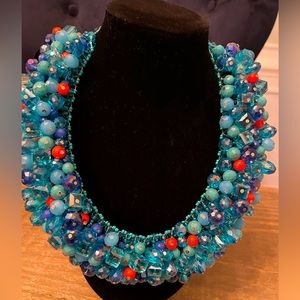 Beautiful Rochinda mixed Bib by Sassy Jones. Never worn.